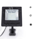 Lampe Solaire Étanche à LED avec Panneau Solaire Polysilicone