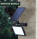 Luz solar portátil LED para exteriores multiángulo