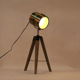 Lámpara de trípode de madera LED, trípode de cine