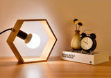 Lámpara de escritorio de madera