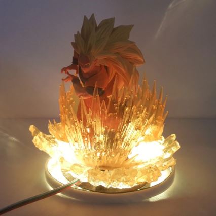 Lámpara de noche LED Dragon Ball Z Goku Super Saiyan 3
