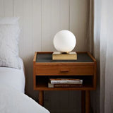 Modern Table Lamp with Glass Shade