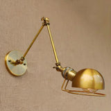 Lámpara de mesa de bronce de estilo retro