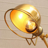 Lampe de Table de Style Retro en Bronze
