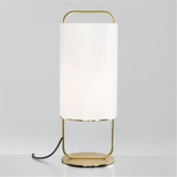 Lampe de table Design en tissu métallique