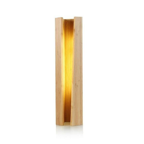 Lampe de table, Lampe de bureau en bois à LED de conception minimaliste moderne à économie d'énergie
