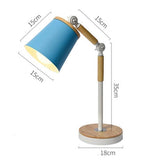 Scandinavian Table Lamp in Aluminum and Wood - SÖHREN