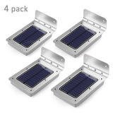 Pack de 4 Lampes Solaires avec Capteur de Mouvement