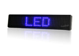 Enseigne, Panneau Publicitaire Lumineux Programmable pour Texte Défilant 23CM 12v LED | Idéal Voiture, Moto, Taxi