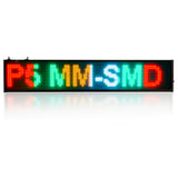 Cartelera publicitaria LED P5MM de 50 cm, Android e iOS | Programable para mensaje de desplazamiento