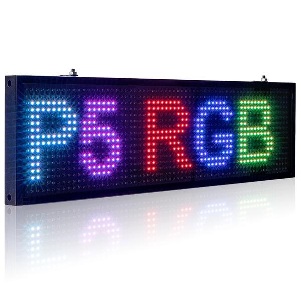 Panneau de Signalisation 34 cm P5 RGB LED pour Intérieur