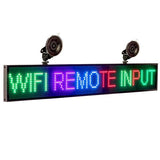 Panneau de Signalisation avec Texte Défilant 82 cm LED RGB P5 SMD 2121