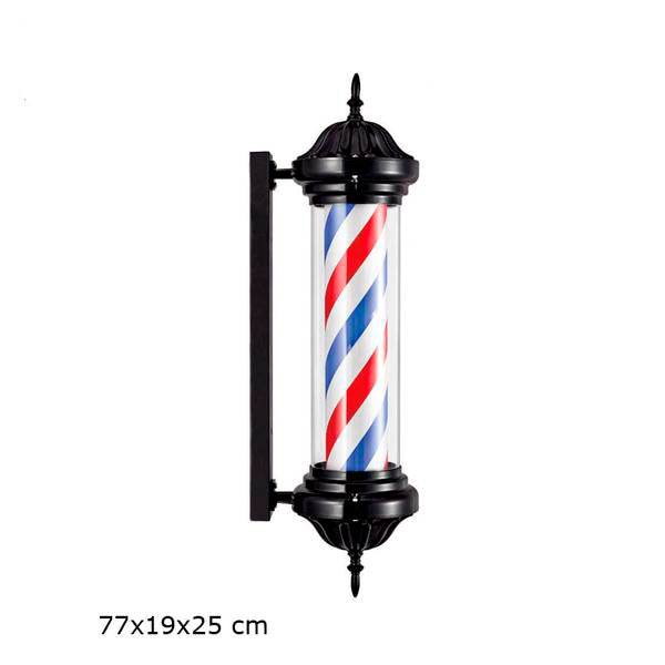 339D Auto Rotating Barber Pole with Lamp