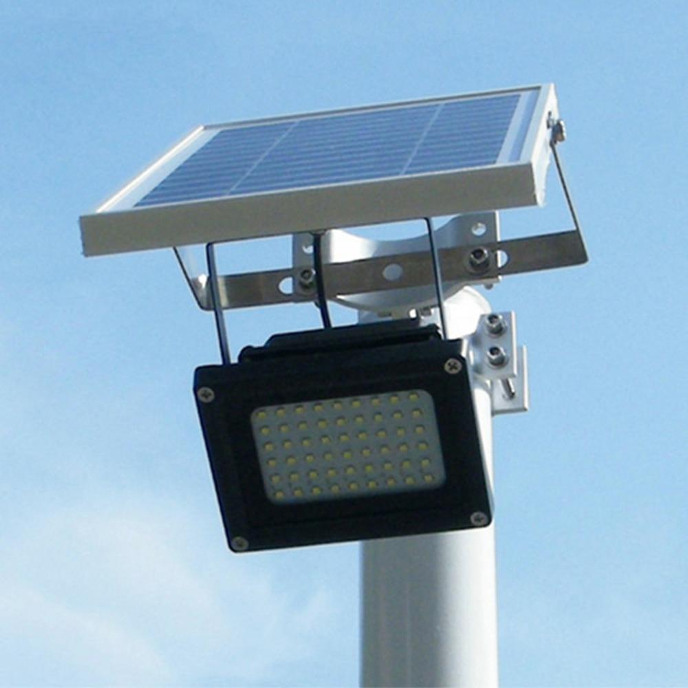 Projecteur solaire lampe spot jardin IP65 avec panneau solaire réglable 5W  12x