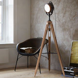 Vintage Style Tripod Spotlight Floor Lamp