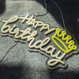 Néon décoratif Happy Birthday USB