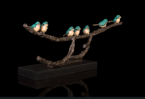 Sculpture en Bronze d’Oiseaux