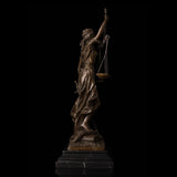 Escultura de Bronce de la Dama de la Justicia - THEMIS