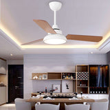Ventilateur de Plafond Lumineux à LED avec télécommande en Bois - WINDKA