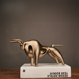 Modern Resin Golden Calf Statue