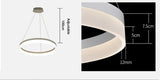 Ring Shaped Classic LED Pendant Light - SATURNE