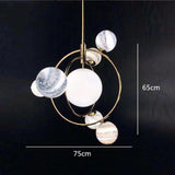 Design Pendant Lamp with Glass Balls - Terre Errante