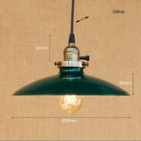 Lámpara colgante industrial moderna de hierro LED - THEOPHILE