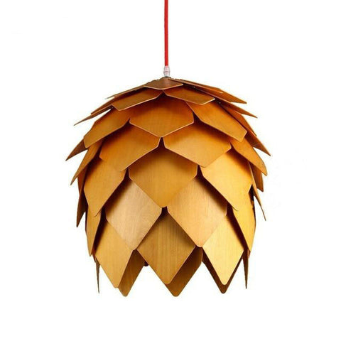 Colgante de madera de cono de pino - HELGA