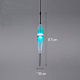 Colgante LED moderno de cristal en forma de lágrima - FLOAT