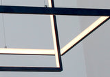Lámpara colgante aérea LED geométrica moderna
