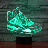 Veilleuse USB Multicolore Sneaker Chaussures Illusion 3D