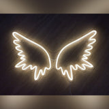 Letrero de luz de neón - Par de alas