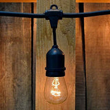 Vintage Edison Fairy Lights E26/E27 Impermeable Conectable 10M y 15M