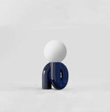 Lampe à Poser Design Contemporain Luxe avec Boule en Verre - DOLOREA
