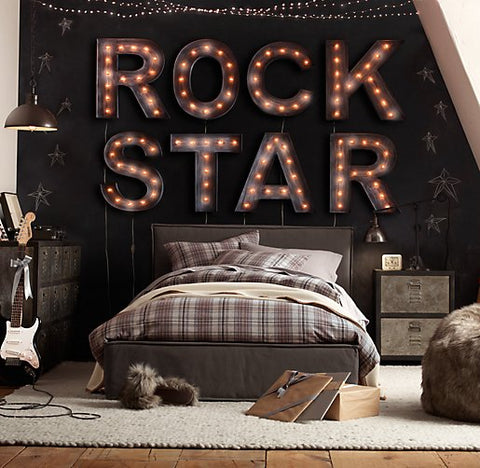 Votre Enseigne Lumineuse Métal Vintage Sur Mesure