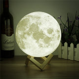 Lune Lumineuse Tactile et Rechargeable