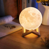 Lune Lumineuse Tactile et Rechargeable