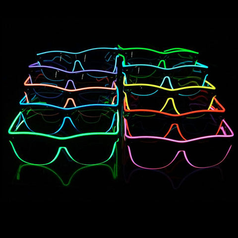 Lunettes Lumineuses LED pour Festival, Costumes, Rave Party Lot de 500 pcs