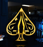 Exhibidor de botellas personalizable iluminado para club, bar