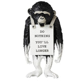 Estatua "Monkey Sign" del artista Banksy