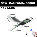 Luz solar LED impermeable IP67 20W 30W 50W 100W 200W 300W con control remoto