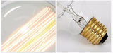 Ampoules Incandescentes Vintage Edison A19 Spiral G80 T10 T185 ST58 ST64 40W E27