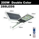 Luz solar LED impermeable IP67 20W 30W 50W 100W 200W 300W con control remoto