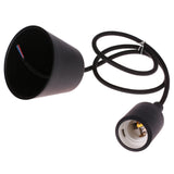 Lámpara colgante moderna de silicona con cable de colores E27