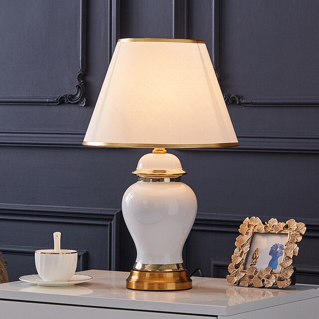 Lampe à poser,Petite lampe de Table chinoise classique,lampe de chevet pour  chambre à coucher,salon,lampe - Beauty lampshade