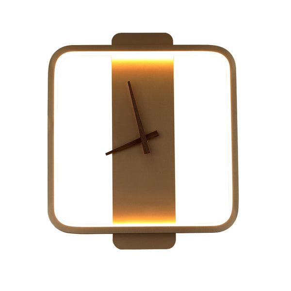 Reloj de diseño moderno cuadrado y redondo