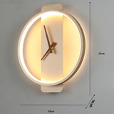 Reloj de diseño moderno cuadrado y redondo
