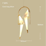 Lámparas colgantes y apliques LED de diseño moderno - ORIGAMI BIRDS