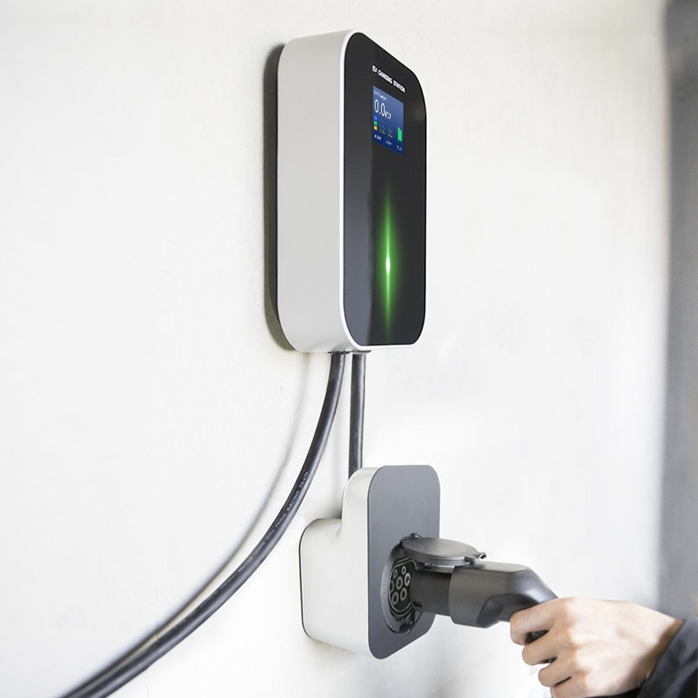 Support Mural De Câble De Charge Type 2 Pour Voiture électrique - Argenté, Installation Facile, Intérieur/extérieur - 9
