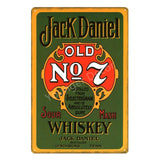 Placa de pared decorativa Retro Vintage Jack Da para bar, restaurante, dormitorio...